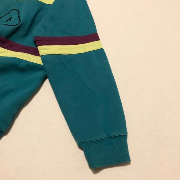 Fila Crewneck Sweatshirt Size Large  Womens Sweater Retro Colours - Picture 10 of 16